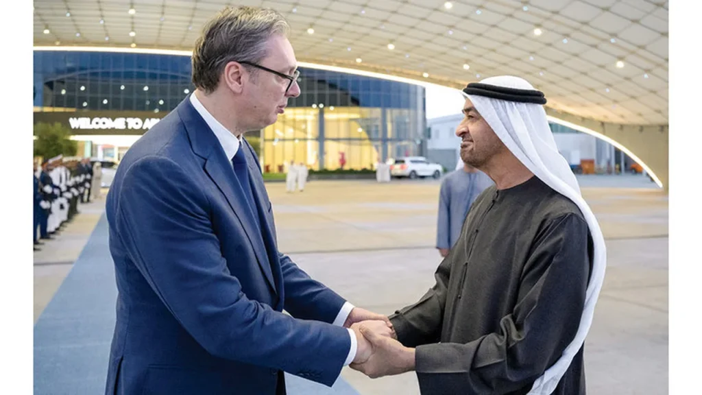 رئيس الدولة والرئيس الصربي يطالبان بوقف الأعمال العسكرية التصعيدية في المنطقة